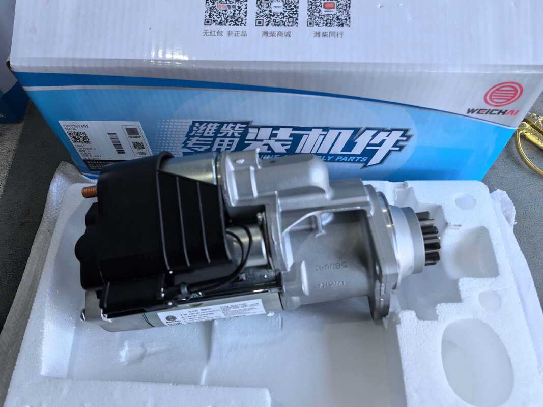 1010301602 Howo Starter 10/11 Teeth Starter Truck Spare Parts